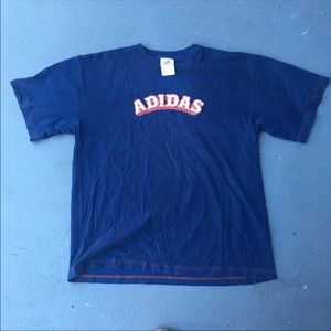 Vintage 90s ADIDAS logo tee shirt